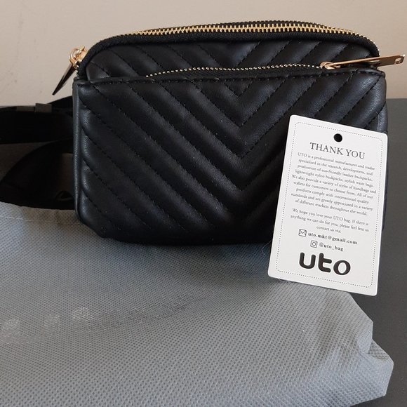 UTO Fanny Pack/Belt Bag - Black - One Size - Picture 5 of 5